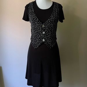 vintage cosmic vest dress